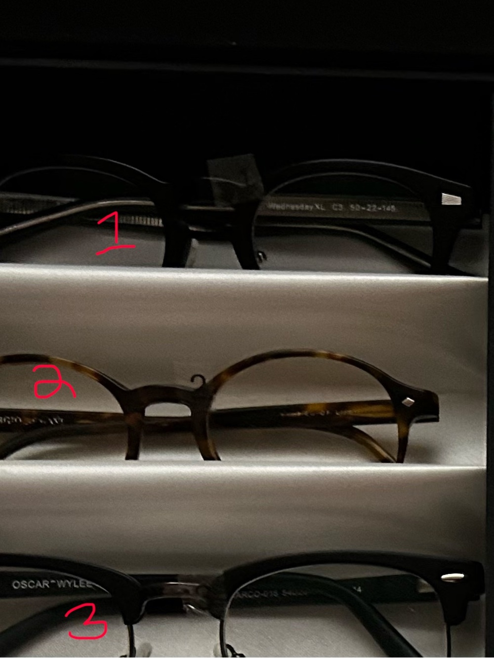 Eyeglasse frames variety of style. Pick number you want